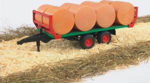 Bruder Przyczepa do transportu siana + 8 bel (02220) 3