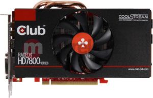 Karta graficzna Club 3D Radeon HD 7870 Club3D S13 2GB GDDR5 1GHz 2xmDP HDMI 2xDVI CoolStream - CGAX-787613 2