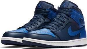 Nike Buty męskie Air Jordan 1 Mid granatowe r. 48.5 (554724-412) 3