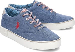 U.S. Polo Assn U.S. Polo Assn - Trampki Dziecięce - ALBY CANVAS-JEANS 35 1