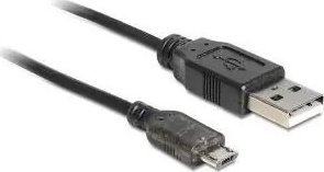 Kabel USB Delock USB-A - microUSB 1.5 m Czarny (83272) 1