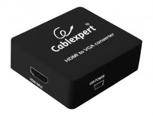 Adapter AV Gembird HDMI - D-Sub (VGA) + Jack 3.5mm czarny (DSC-HDMI-VGA-001) 2