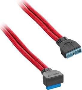 CableMod USB 19 pin - USB 19 pin, 0.5m, Czerwony (CM-CAB-RIU3-50KR-R) 2