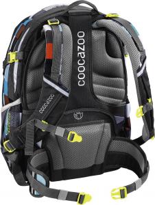 Coocazoo plecak EvverClevver II Checkmate Blue Red, system MatchPatch 2