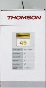 Antena RTV Thomson ANT1538BK TV/RADIO AKTYWNA, CZARNA, PERF. 45 7