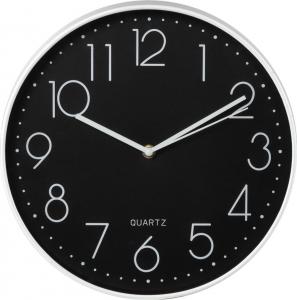 Hama ZEGAR ŚCIENNY "ELEGANCE" 30CM,CZARNO- BIAŁY 2