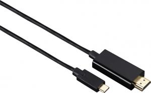Kabel USB Hama USB-C - HDMI 1.8 m Czarny (001357240000) 1