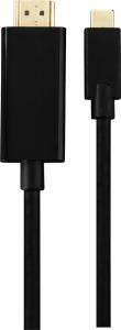 Kabel USB Hama USB-C - HDMI 1.8 m Czarny (001357240000) 2