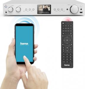 Radio Hama TUNER DIT2100MSBT DAB+/FM/INTERNET srebrny 9