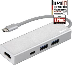 Stacja/replikator Hama 3w1 USB-C (001357560000) 2