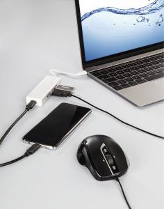 HUB USB Hama 1x USB-C 1x USB-C PD  + 2x USB-A 3.0 (001357550000) 5