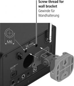 Radio Hama RADIO CYFROWE FM/DAB/DAB+/BLUETOOTH DR1610BTS 8