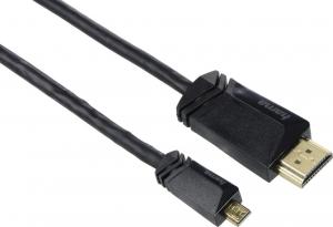Kabel Hama HDMI Micro - HDMI 1.5m czarny (001221200000) 1