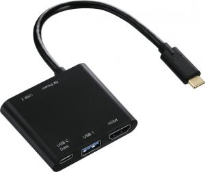 Stacja/replikator Hama Multiport 4w1 USB-C (001357290000) 1