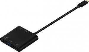 Stacja/replikator Hama Multiport 4w1 USB-C (001357290000) 2