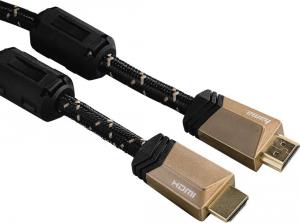 Kabel Hama HDMI - HDMI 1.5m brązowy (991222100000) 1