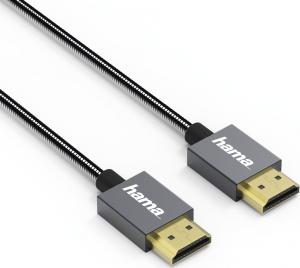 Kabel Hama HDMI - HDMI 0.7m czarny (001357920000) 1
