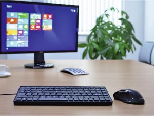 Klawiatura Hama Slimline Mini SL720 Przewodowa Czarna US (441826670000) 6