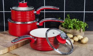 Swan Zestaw garnków Retro 6 elementów (SWPS3020RN) 3