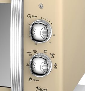 Kuchenka mikrofalowa Swan Retro SM22130CN 2