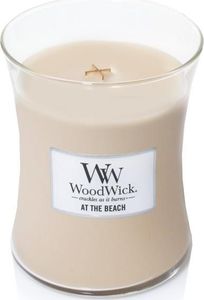 WoodWick Świeca w szkle WoodWick średnia At The Beach 92250E (114mm x 98mm) 1