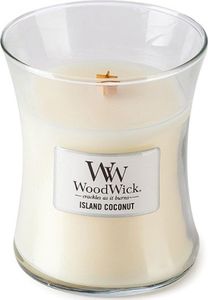 WoodWick świeca w szkle średnia Island Coconut 114mm x 98mm (92115E) 3