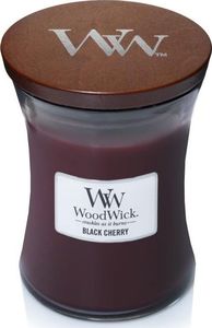 WoodWick Świeca w szkle WoodWick średnia Black Cherry 92100E (114mm x 98mm) 1