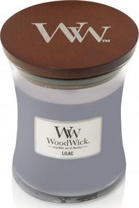 WoodWick Świeca w szkle WoodWick średnia Lilac 92066E (114mm x 98mm) 1