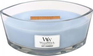 WoodWick świeca w szkle Elipsa Soft Chambray 90mm x 120mm (76086E) 1