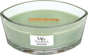 WoodWick świeca w szkle Elipsa White Willow Moss 90mm x 120mm (76051E) 1