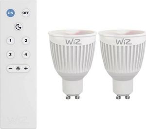 WiZ Żarówka LED GU10 WiZ35 TR S (Reflektor; 345 lm; RGB - Multikolor; 6.5 W / GU10) 1
