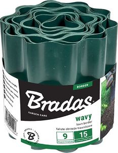 Bradas BRADAS Obrzeże faliste trawnikowe 9m x 10cm zielone OBFG 0910 uniwersalny 1