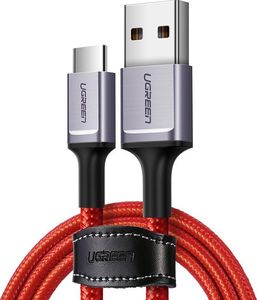 Kabel USB Ugreen USB-A - USB-C 1 m Czerwony (60184) 1