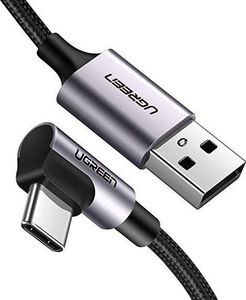 Kabel USB Ugreen USB-A - USB-C 1 m Szary (50941) 1