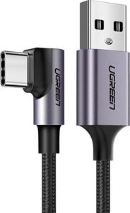 Kabel USB Ugreen USB-A - USB-C 1 m Szary (50941) 2