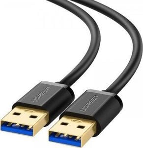 Kabel USB Ugreen USB-A - USB-A 1 m Czarny (10370) 1