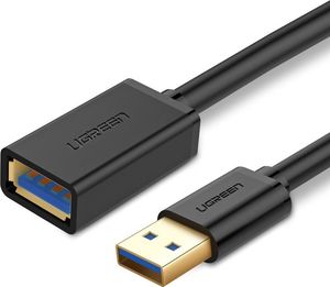 Kabel USB Ugreen USB-A - USB-A 1 m Czarny (10368) 1