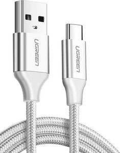 Kabel USB Ugreen USB-A - USB-C 0.5 m Biały (60130) 1