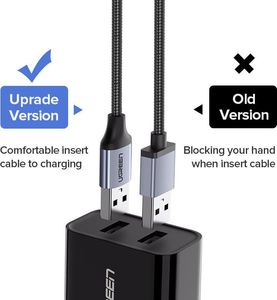 Kabel USB Ugreen USB-A - microUSB 2 m Biały (60153) 5