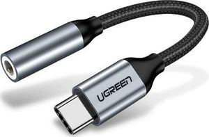 Adapter USB Ugreen USB-C - Jack 3.5mm Srebrny  (30632) 1