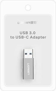 Adapter USB Ugreen Adapter USB 3.0 do USB-C 3.1 PD UGREEN Szary 4