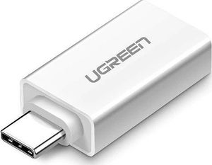 Adapter USB Ugreen USB-C - USB Srebrny  (30155) 1