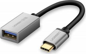 Adapter USB Ugreen USB-C - USB Srebrny  (30646) 1