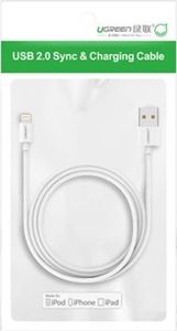 Kabel USB Ugreen USB-A - Lightning 1 m Biały (20728) 3