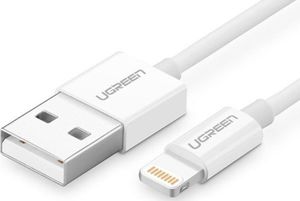 Kabel USB Ugreen USB-A - Lightning 2 m Biały (20730) 2