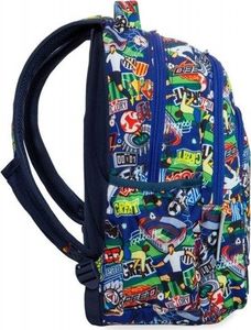 Patio Plecak szkolny Coolpack Cp Piłka Komiks Football Strike niebieski 3