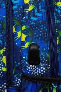 Patio Plecak szkolny Coolpack Cp Piłka Football Strike niebieski 3