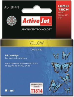 Tusz Activejet tusz AE-1814N / T1814 (yellow) 1