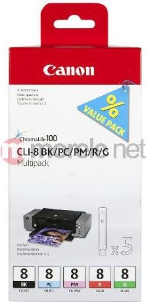 Tusz Canon CLI-8 Ink Cartridge Multi-Pack 0620B027 1