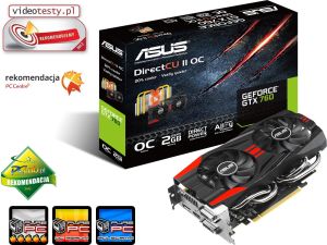 Karta graficzna Asus GeForce GTX 760 2GB DDR5 (256bit) DVI/HDMI/DP OverClock (GTX760-DC2OC-2GD5) 1